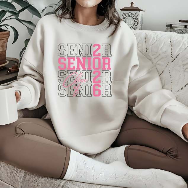 Senior Class of 2026 Shirts | Class of 2026 Senior Apparel | Crewneck| Family Graduation Shirts| Senior 2026 Sweatshirts|Graduation Outfit