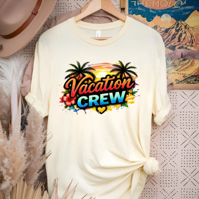 Vacation Crew Shirt, Matching Family Vacation Shirts, Group Trip Shirts, Beach Vacation Tee, Travel Crew Shirts, Summer Family Outfit