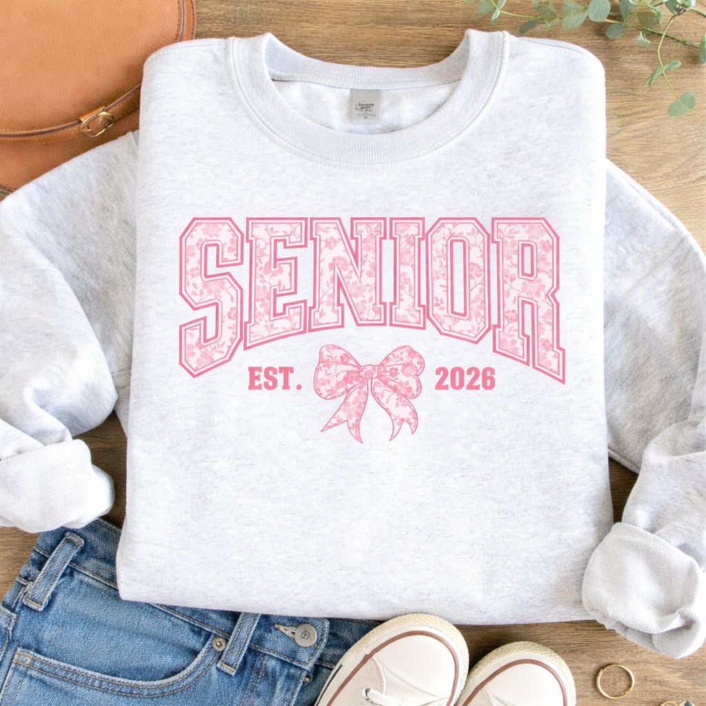 Graduation Shirts, Senior 2026 T-Shirt, Graduation Outfit, Class of 2026 Sweatshirts, Custom Senior Apparel, Senior Crewneck, Family