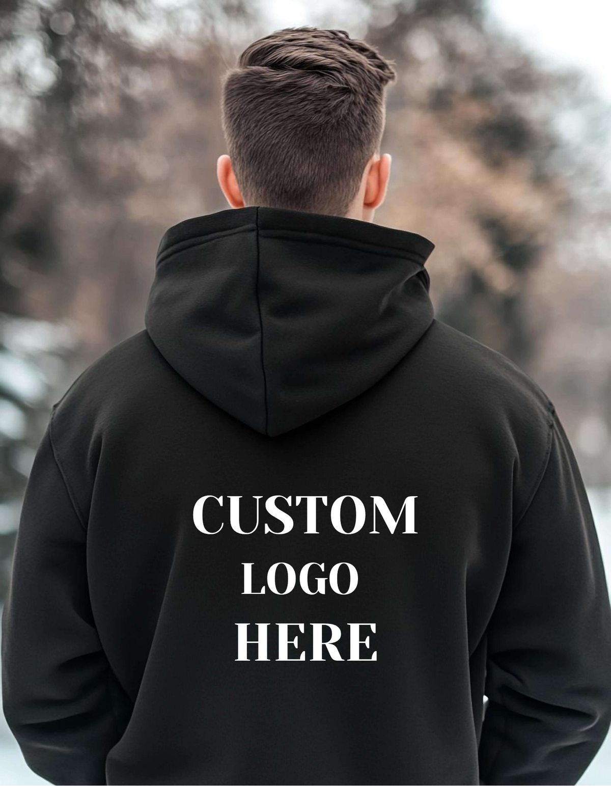 Custom Logo Hoodie | Personalized Business Hoodie | Upload Your Logo