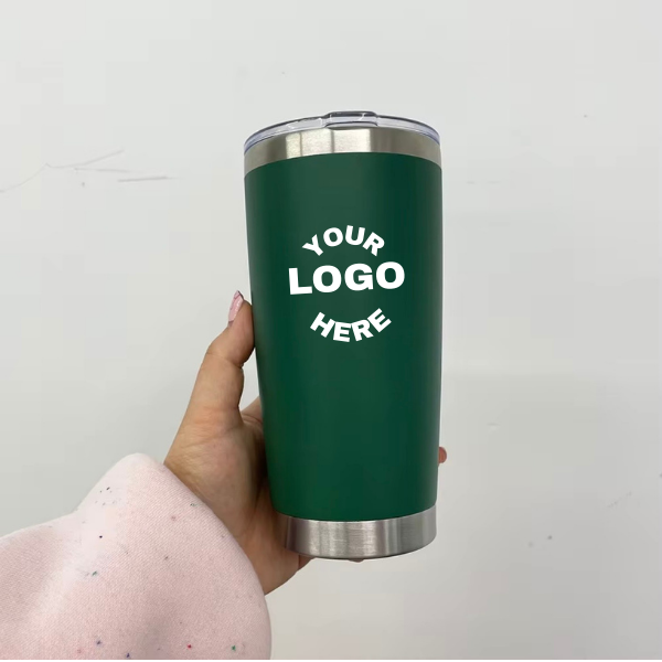 Custom Stainless Steel Insulated Tumblers – Set of 6 | Full-Color Logo Drinkware for Businesses & Events