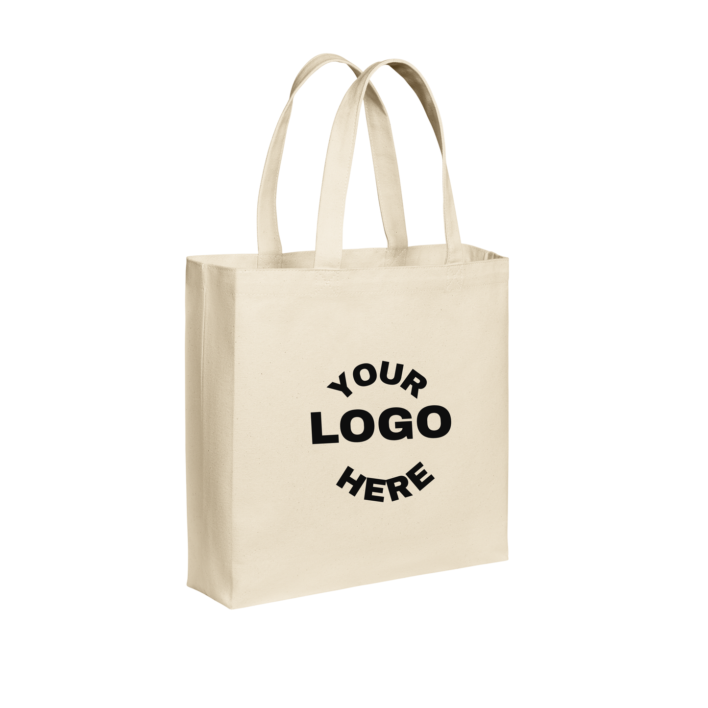 Custom Cotton Canvas Tote | Full-Color DTF Logo Printing