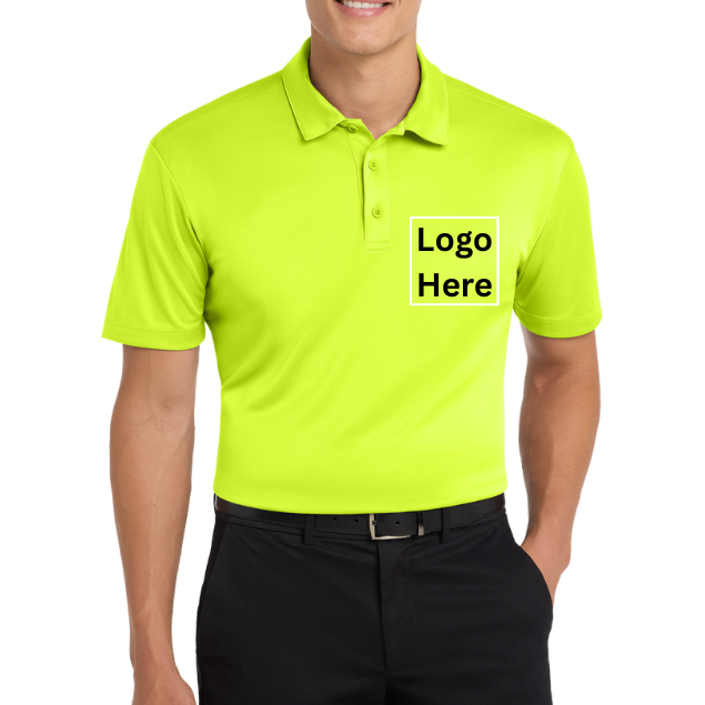 Custom Port Authority® Silk Touch™ Performance Polo | Personalized Company Logo Polo Shirt | Moisture-Wicking Business Uniform