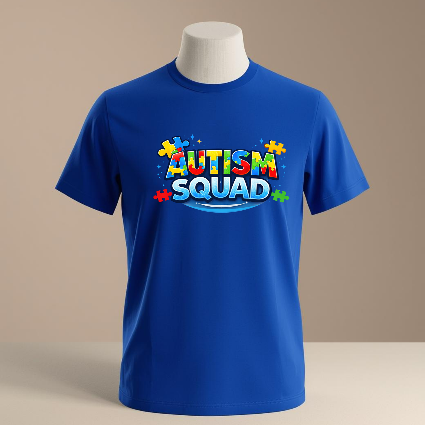 Puzzle Piece Awareness Tee, Autism Squad Shirt, Neurodiversity Support Apparel