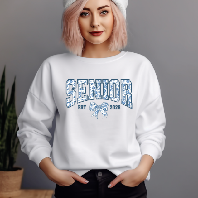 Graduation Shirts, Senior 2026 T-Shirt, Graduation Outfit, Class of 2026 Sweatshirts, Custom Senior Apparel, Senior Crewneck, Family