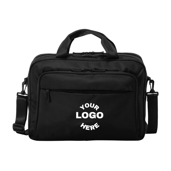 Custom Port Authority® Exec Briefcase BG323 | Personalized Business Laptop Bag