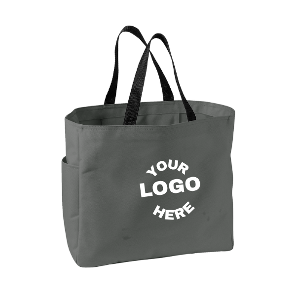 Custom Port Authority Essential Tote Bag | Personalized Tote Bags | Custom Printed Tote Bag