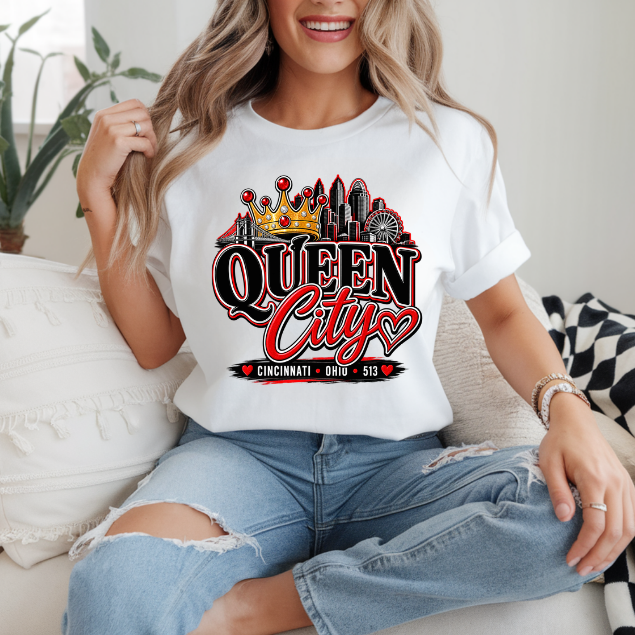 Cincinnati Ohio Queen City T-Shirt | 513 Cincinnati Shirt