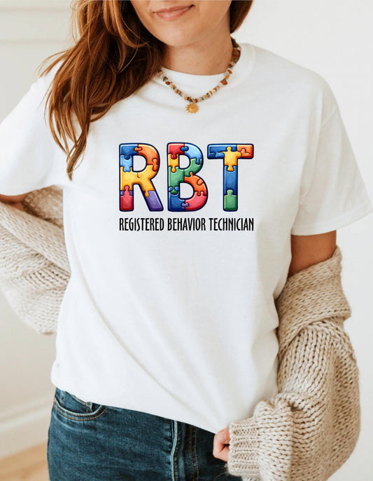 Registered Behavior Technician Unisex T-shirt, RBT Gift, Autism Therapist Tee, ABA Therapy Shirt, Behavioral Health Top