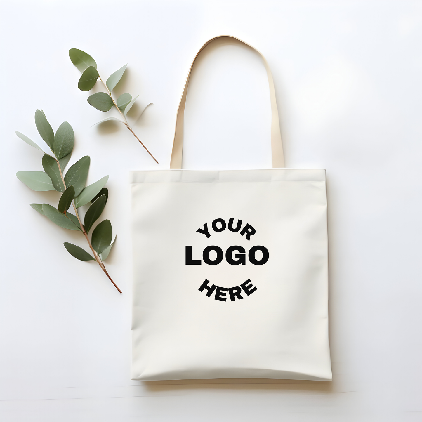 Custom Cotton Canvas Tote | Full-Color DTF Logo Printing