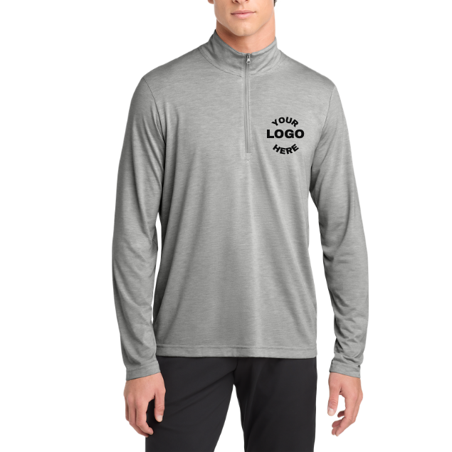 Custom Sport-Tek® PosiCharge® Tri-Blend Wicking 1/4-Zip Pullover