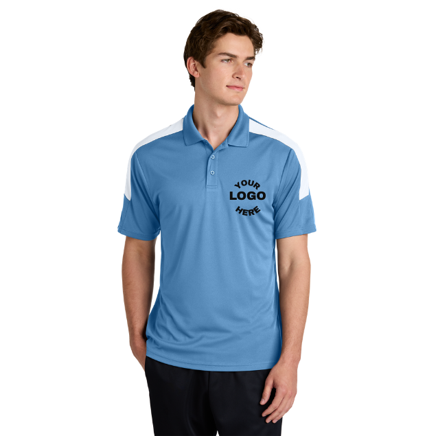 Custom Sport-Tek® Men's Competitor™ United Polo | Personalized Performance Polo with Logo | Moisture-Wicking Team & Business Polo