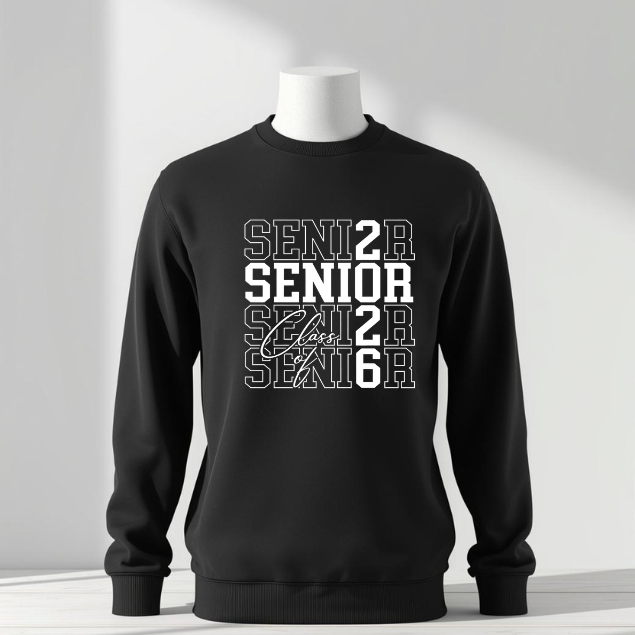 Senior Class of 2026 Shirts | Class of 2026 Senior Apparel | Crewneck| Family Graduation Shirts| Senior 2026 Sweatshirts|Graduation Outfit