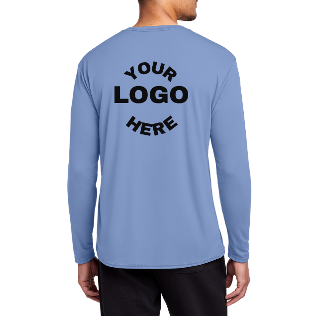 Port & Co™ Long Sleeve Performance Tee | UPF 50 Moisture-Wicking Shirt