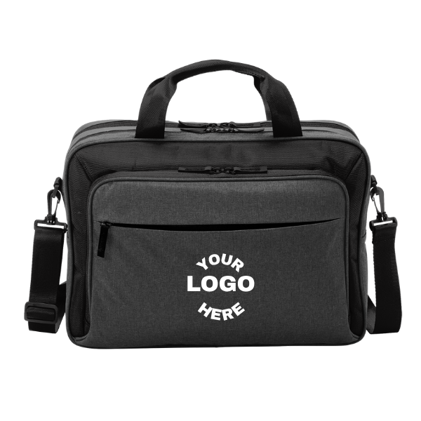 Custom Port Authority® Exec Briefcase BG323 | Personalized Business Laptop Bag