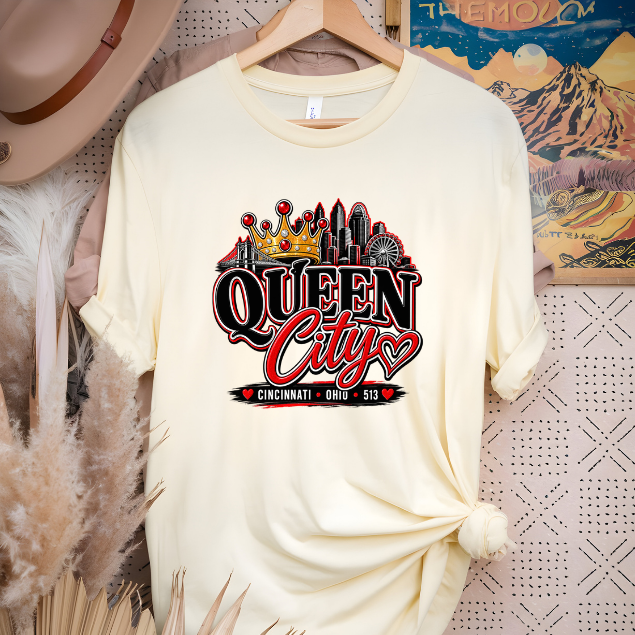 Cincinnati Ohio Queen City T-Shirt | 513 Cincinnati Shirt