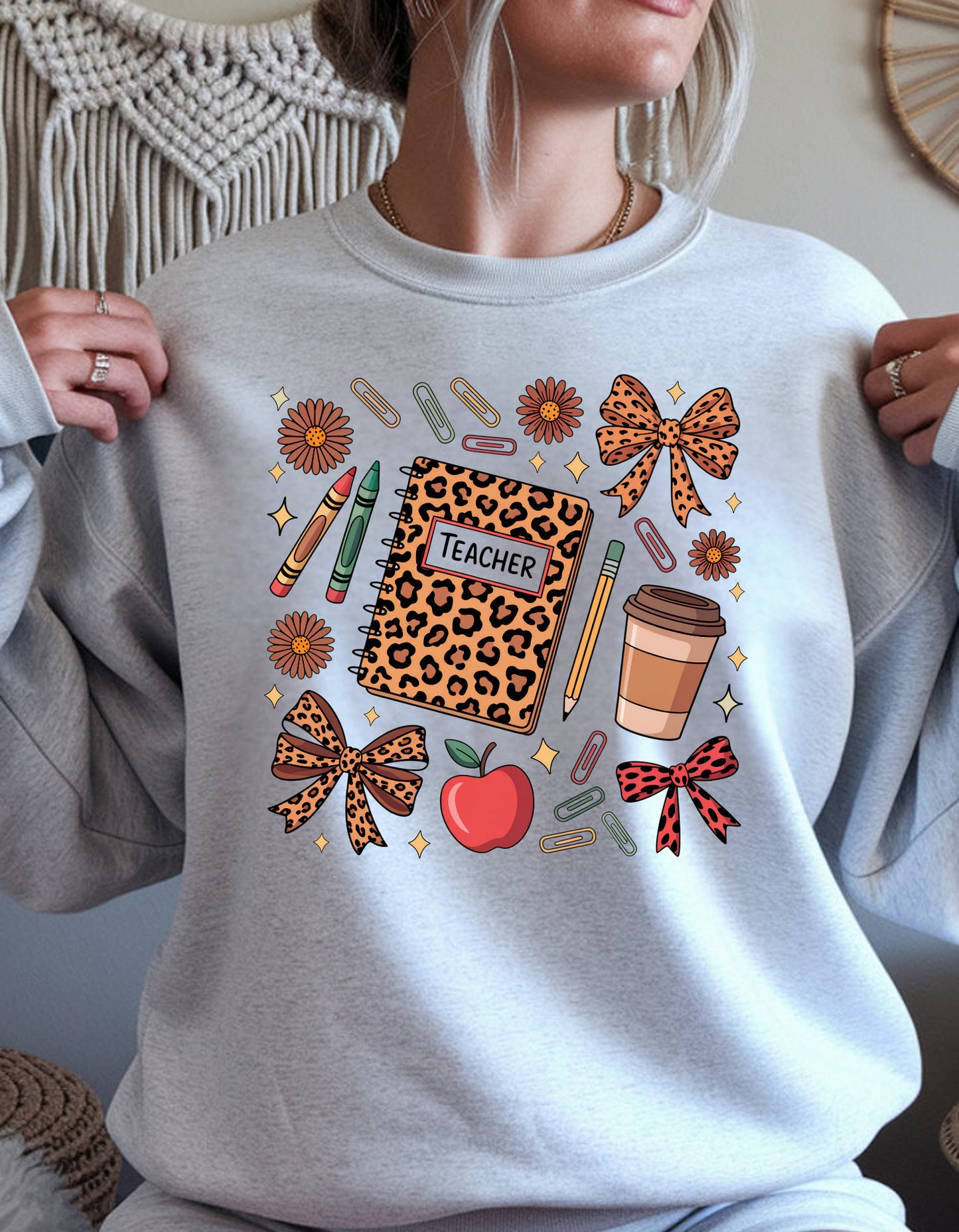 Teacher Appreciation Sweatshirt, Cute Teacher Gift, School Spirit, Cozy Unisex Sweater, Perfect for Back to School