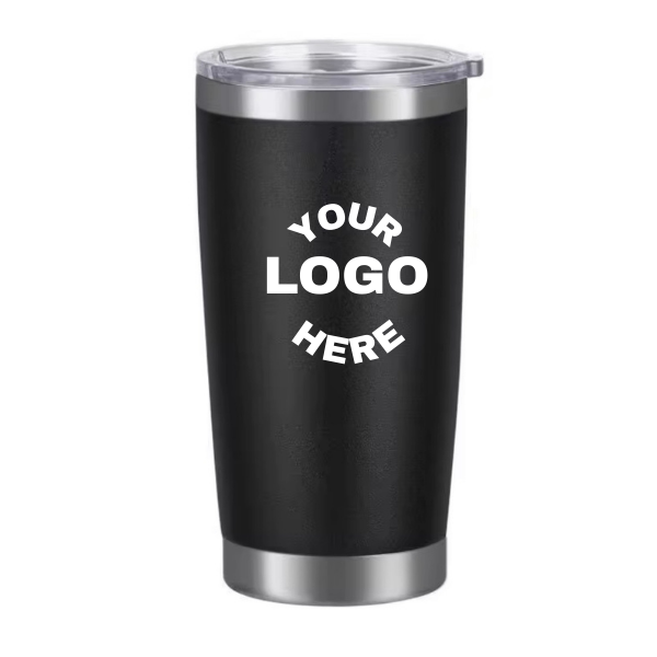 Custom Stainless Steel Insulated Tumblers – Set of 6 | Full-Color Logo Drinkware for Businesses & Events
