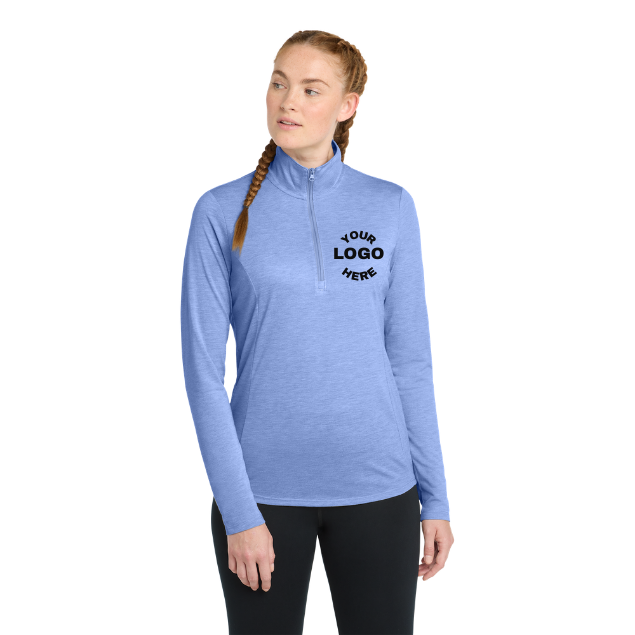 Custom Sport-Tek® PosiCharge® Tri-Blend Wicking 1/4-Zip Pullover