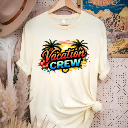 Vacation Crew Shirt, Matching Family Vacation Shirts, Group Trip Shirts, Beach Vacation Tee, Travel Crew Shirts, Summer Family Outfit