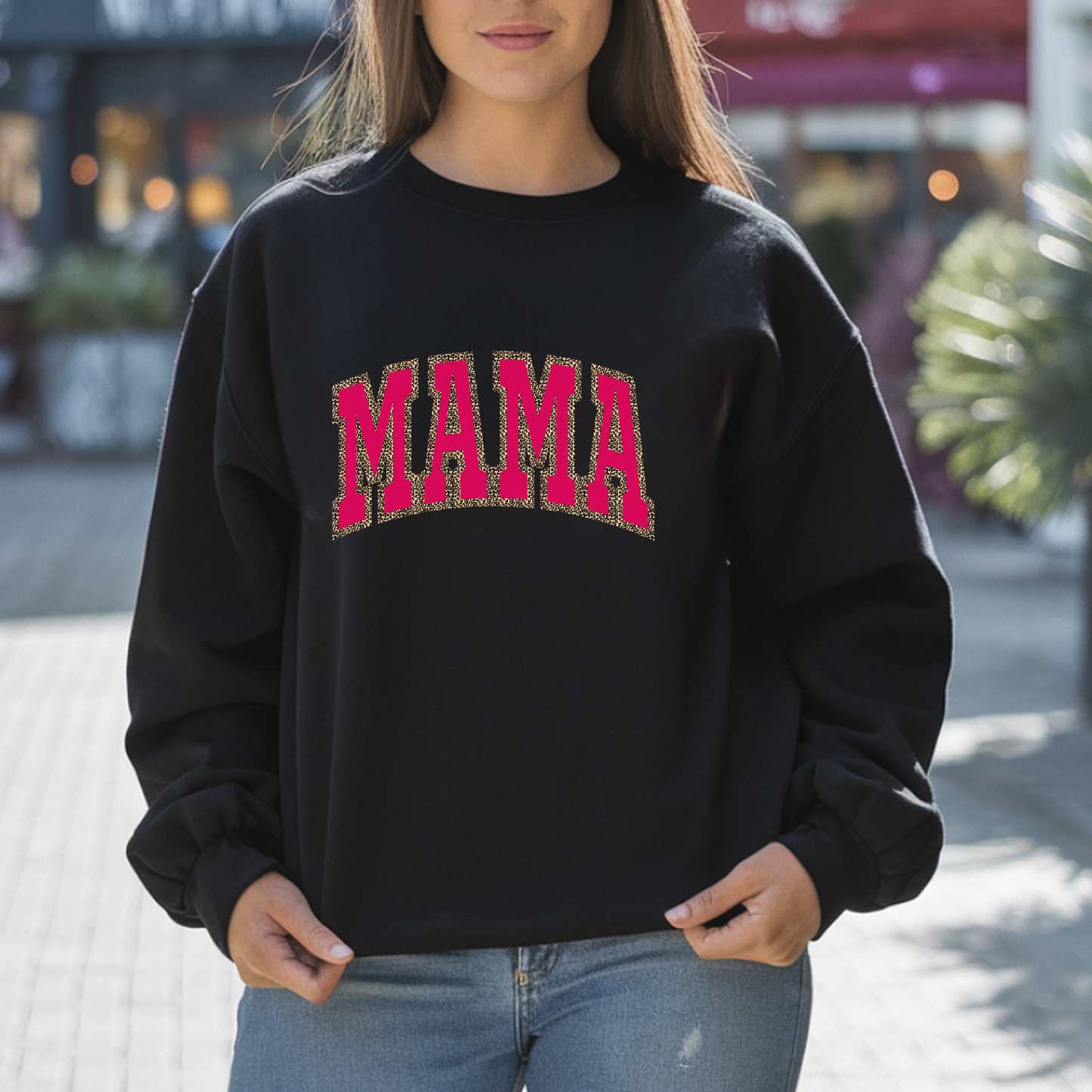 Mama Crewneck Sweatshirt, Mother's Day Gift, Mom Sweatshirt, Family Apparel, Cozy Jumper for Women
