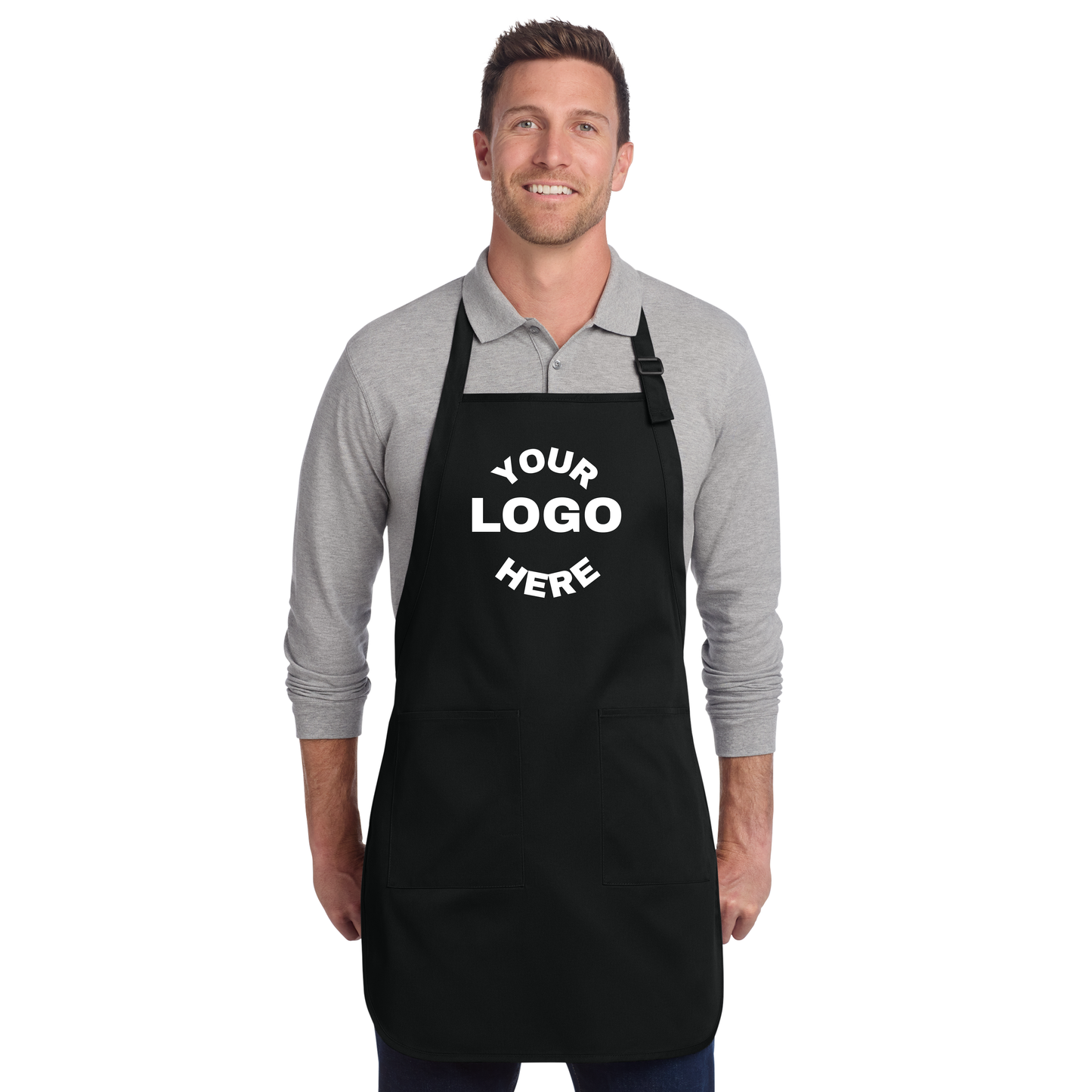 Custom Logo Apron – Premium Branded Work Apron for Restaurants, Cafés & Small Businesses