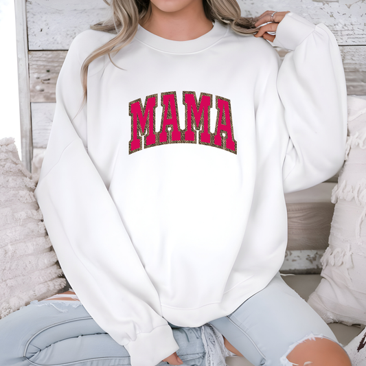 Mama Crewneck Sweatshirt, Mother's Day Gift, Mom Sweatshirt, Family Apparel, Cozy Jumper for Women