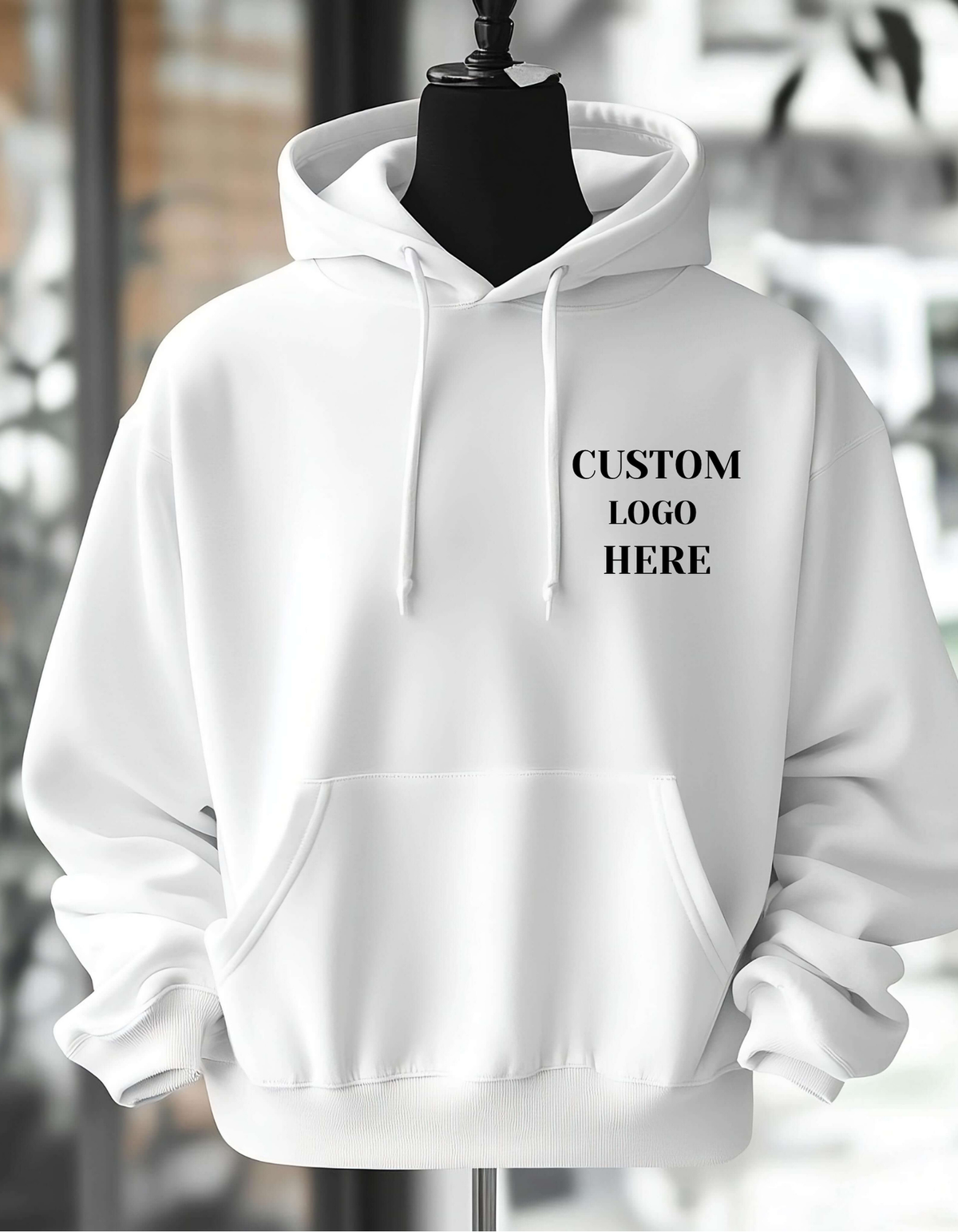 Custom Logo Hoodie | Personalized Business Hoodie | Upload Your Logo
