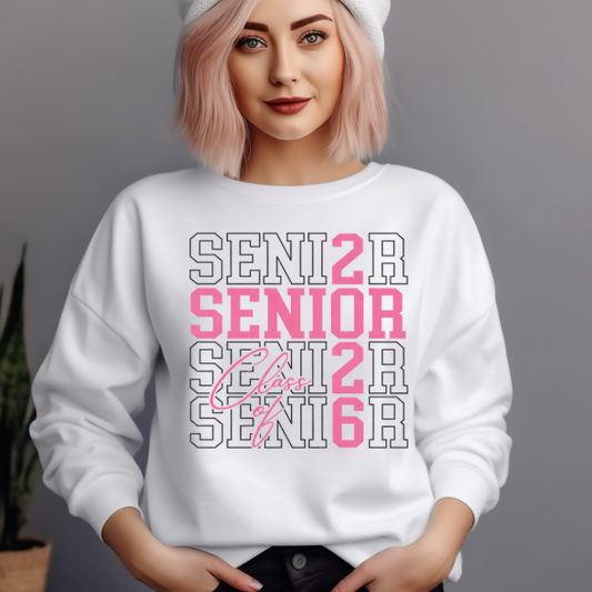 Senior Class of 2026 Shirts | Class of 2026 Senior Apparel | Crewneck| Family Graduation Shirts| Senior 2026 Sweatshirts|Graduation Outfit