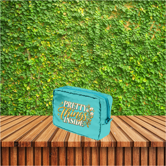 Pretty Things Inside Cosmetic Bag – Colorful Makeup & Travel Pouch