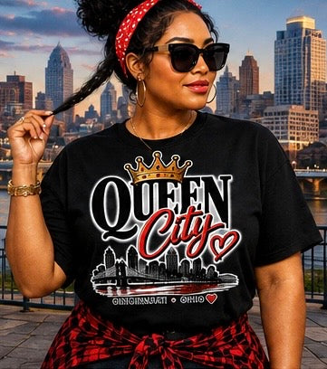 Queen City Cincinnati Cincinnati T-shirt | Cincinnati Ohio 513 Cincinnati T-shirt | Queen City Graphic Tee