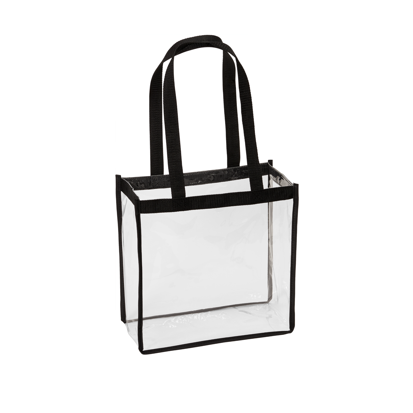 Clear Stadium Tote – Transparent Event & Security Bag (Blank or Custom Logo)
