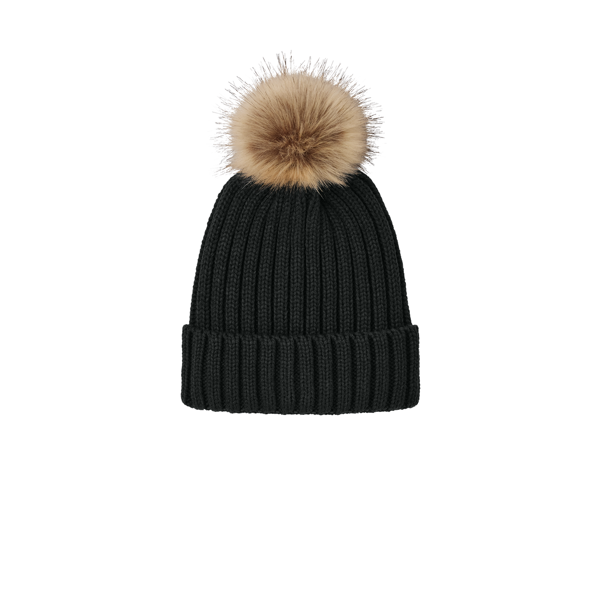 Faux Fur Pom Beanie | Cozy Winter Hat