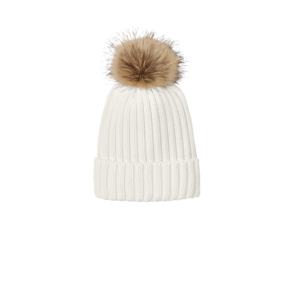 Faux Fur Pom Beanie | Cozy Winter Hat