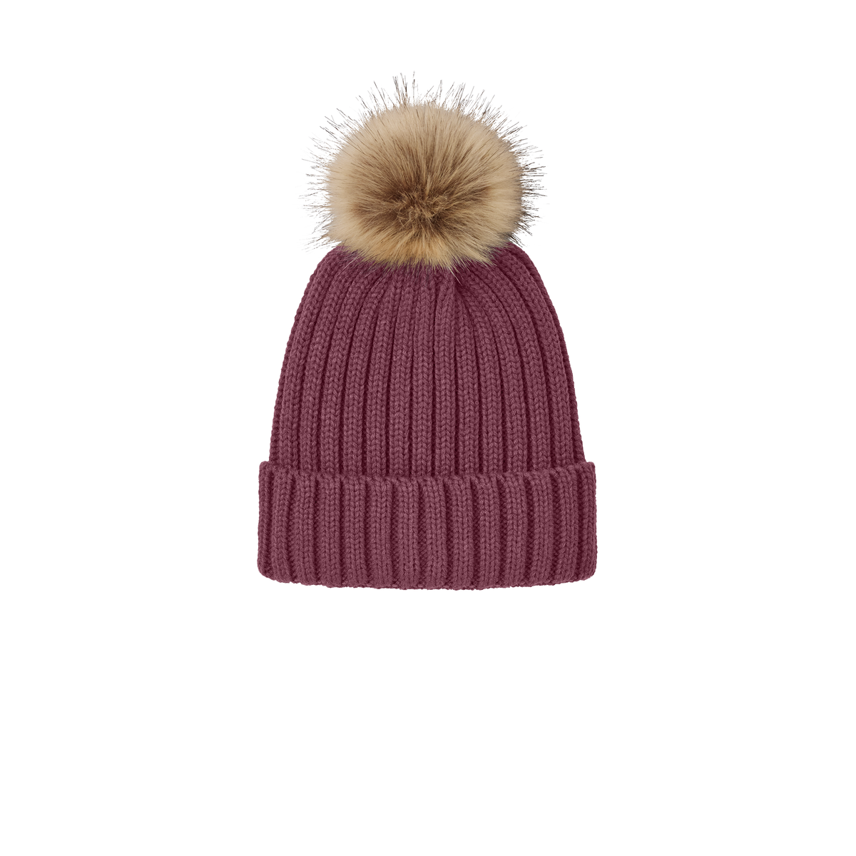 Faux Fur Pom Beanie | Cozy Winter Hat