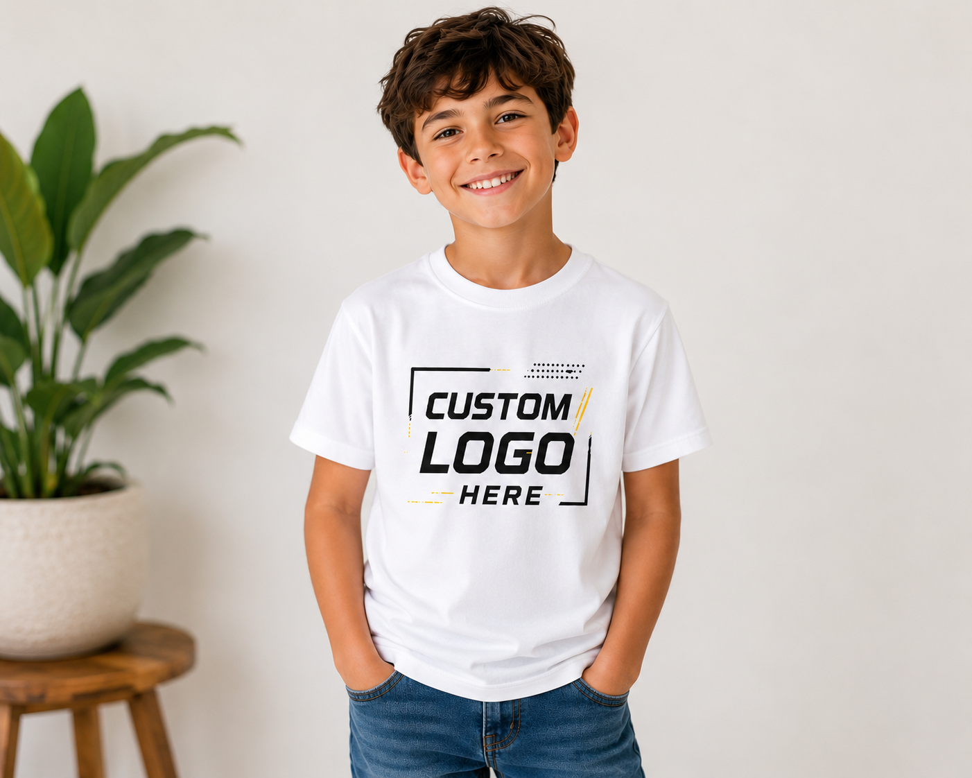 Custom Youth T-Shirt | Personalized Kids Shirt | Upload Your Logo
