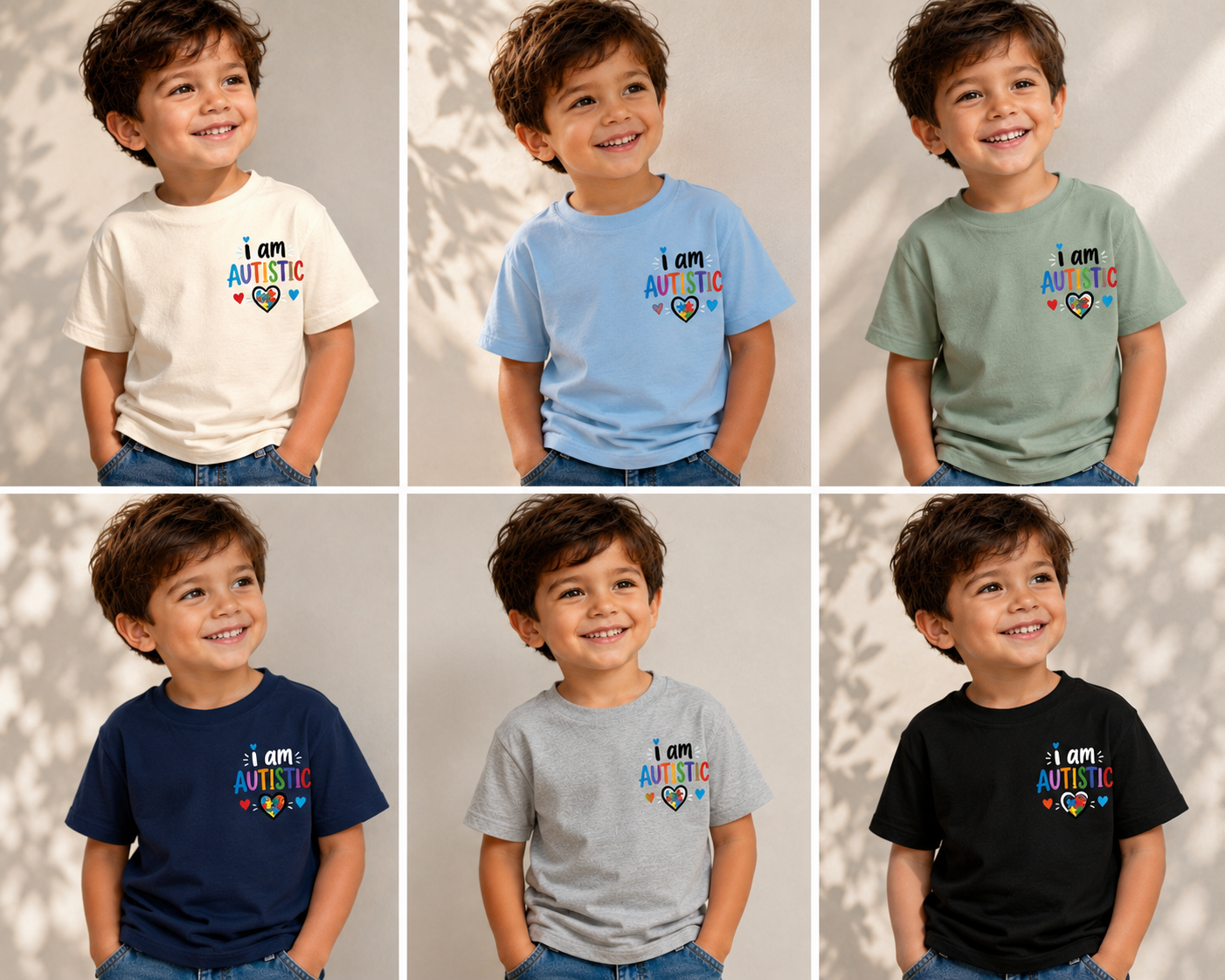 Autism Awareness Toddler T-Shirt | I Am Autistic Shirt | Autism Acceptance Kids Tee | Neurodiversity Support Shirt