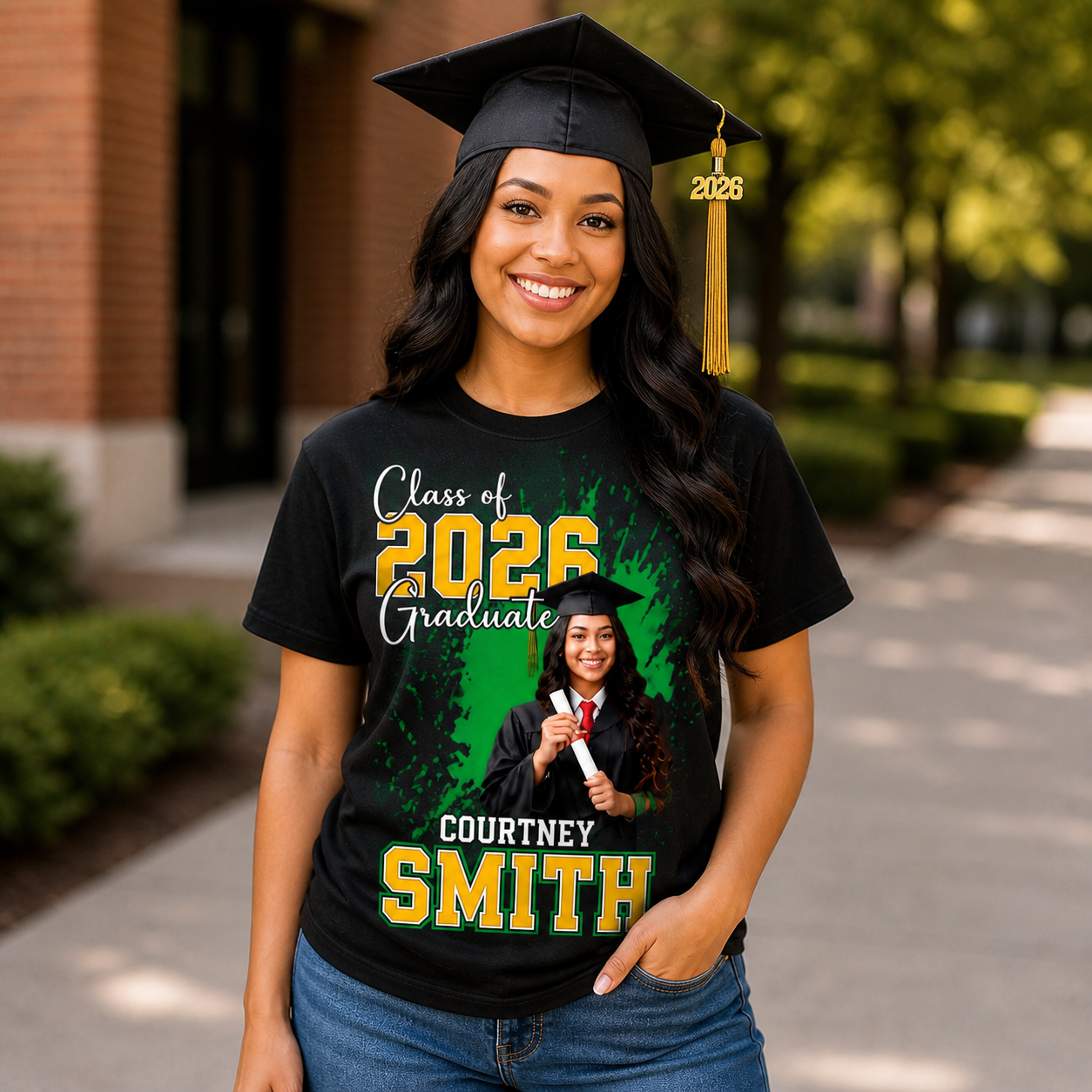 Custom Graduation Shirts 2026, Family Matching Graduation Shirts, Proud Mom Dad Shirts, Personalized Photo Shirt, Grad 2026 Outfit