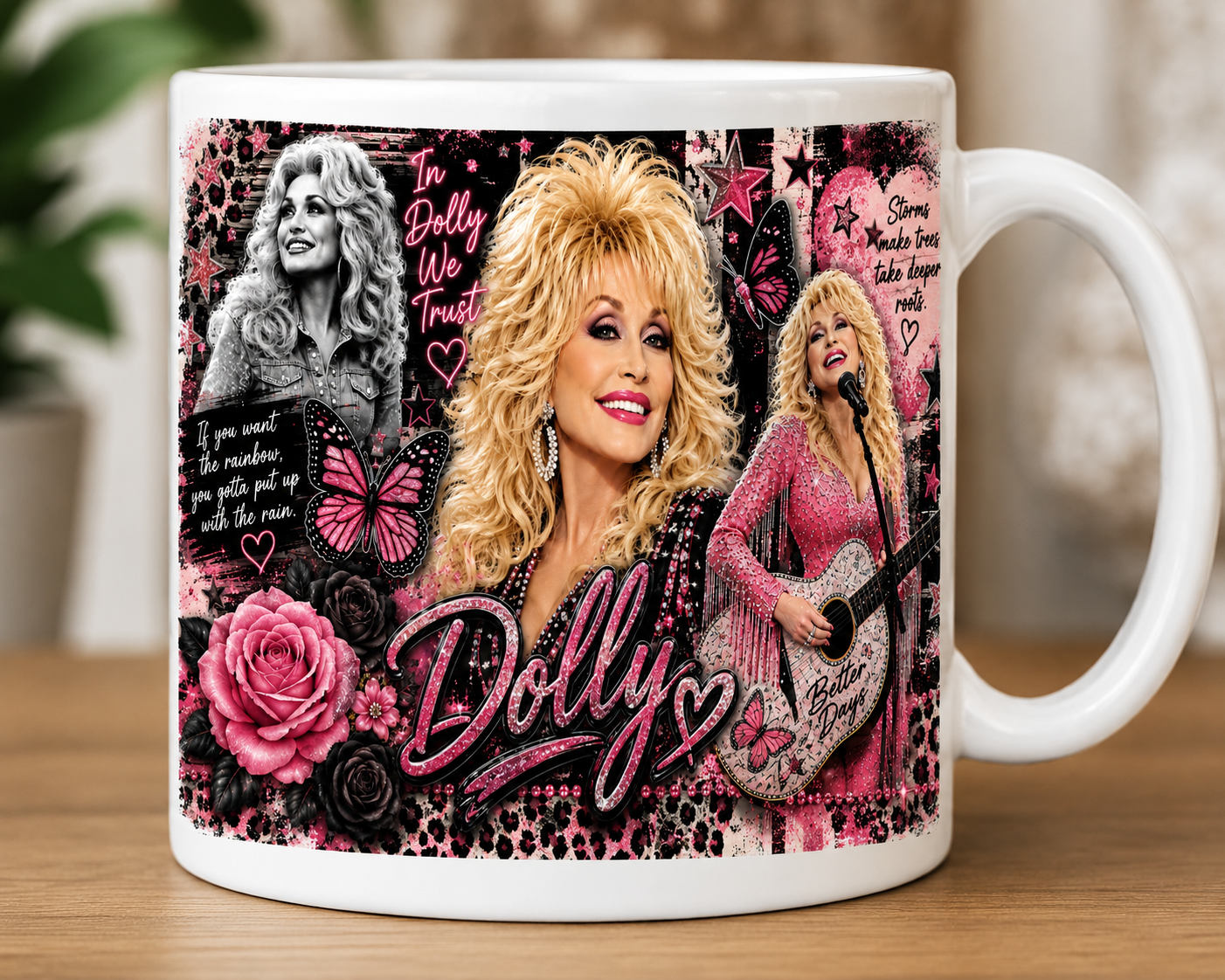Dolly Inspired Gift Set | Graphic T-Shirt, 20 oz Tumbler, Mug & Tote Bag