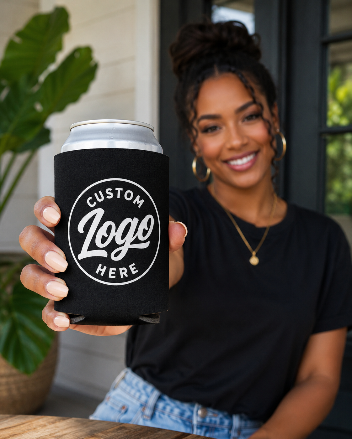 20-Pack Custom Can Koozies | Personalized Can Coolers with Your Logo | Bulk Party & Event Favors