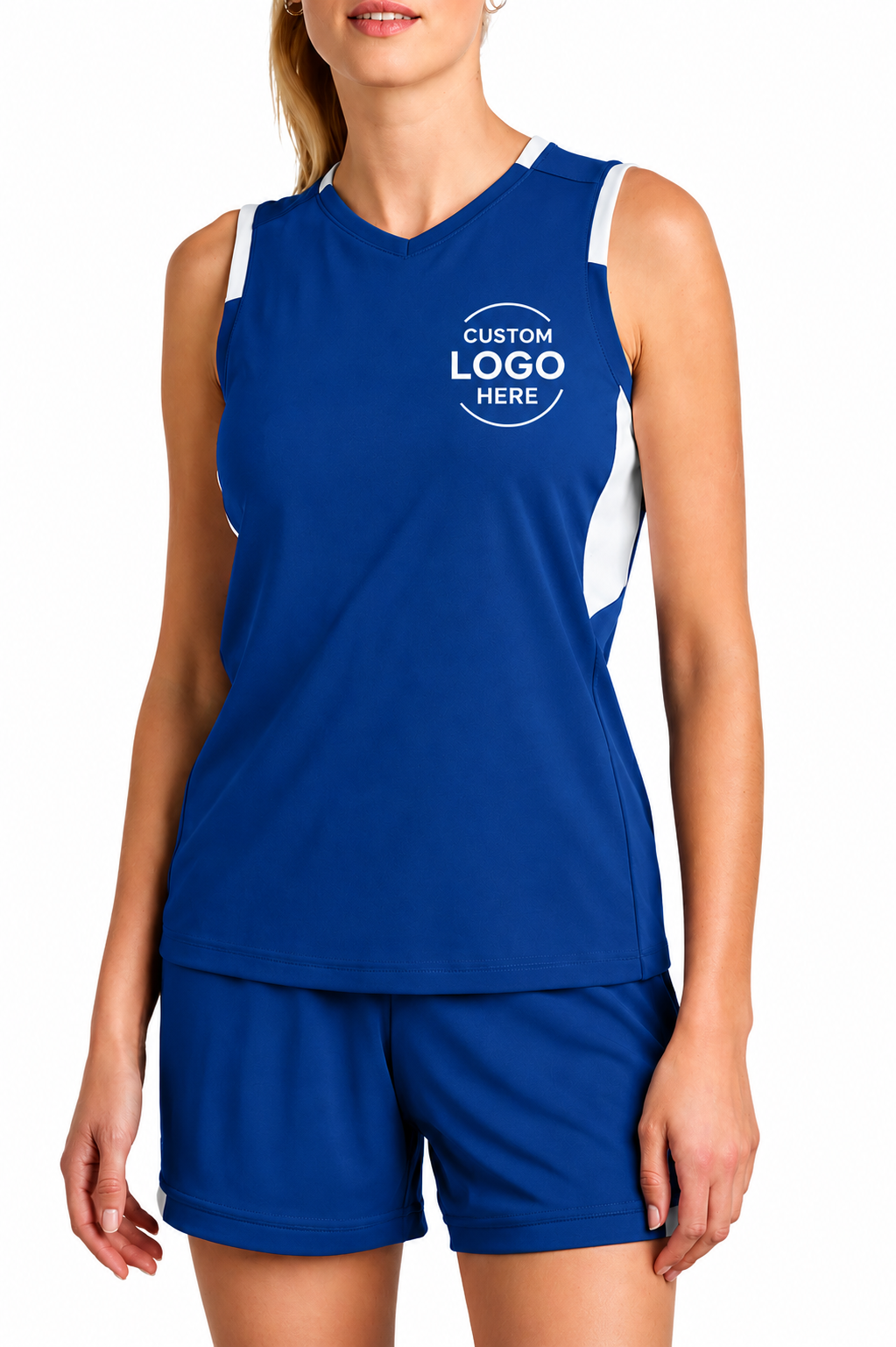 Custom Sport-Tek® Women’s Club Sleeveless V-Neck LST441 | Personalized Ladies Performance Tank | Team, Business & Event Apparel