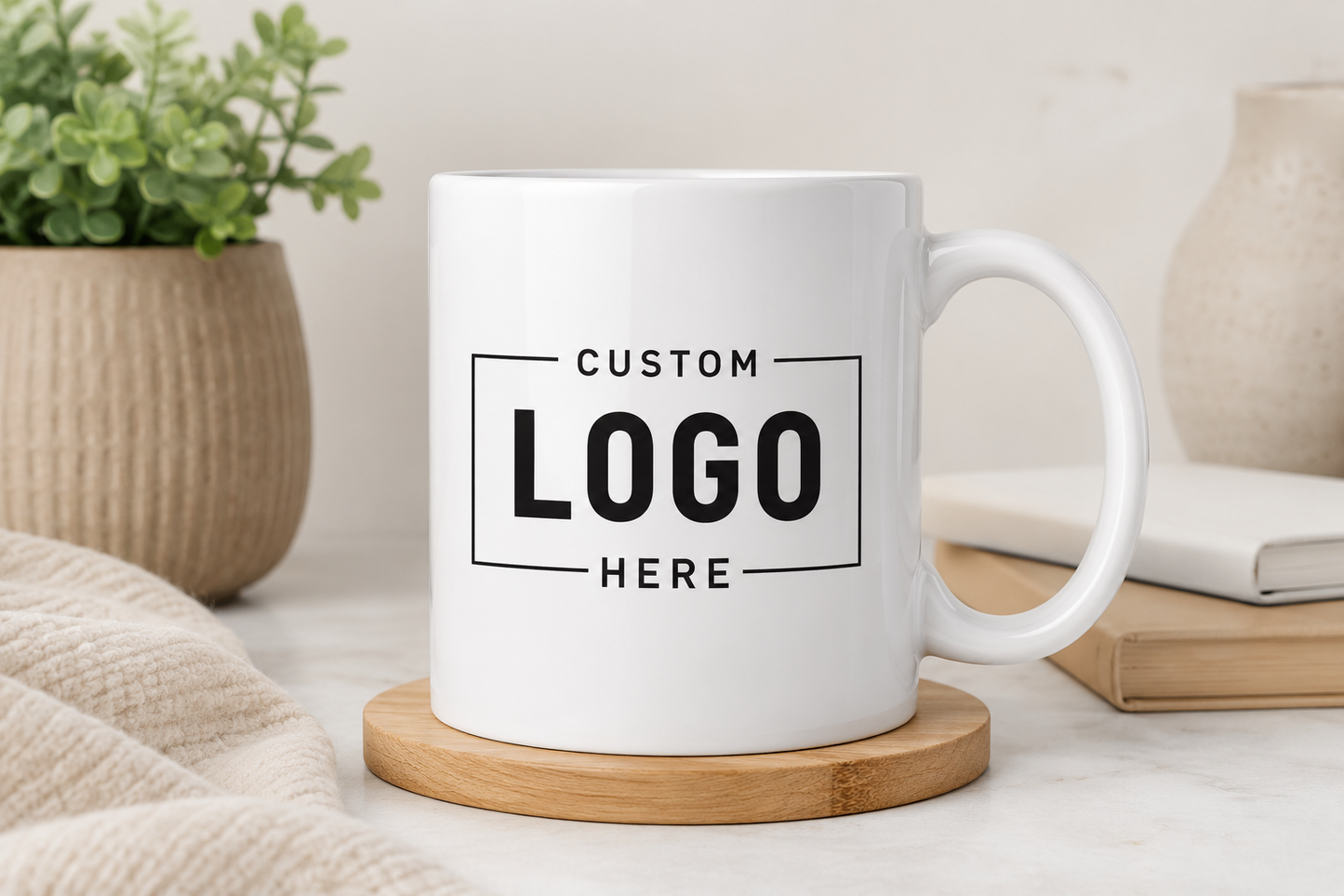 Custom Personalized Coffee Mug | Add Your Logo, Photo or Text | Custom Business Mug | Gift for Family, Friends & Coworkers | 11oz Ceramic Mug