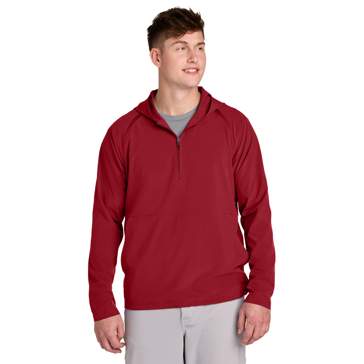 Sport-Tek JST488 Custom Hooded Jacket | DTF Printed