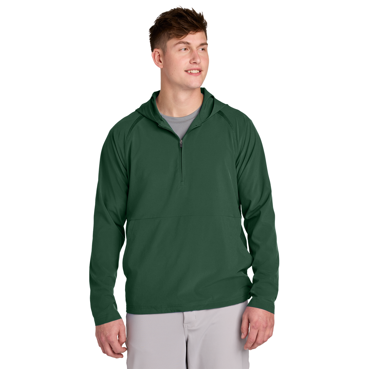 Sport-Tek JST488 Custom Hooded Jacket | DTF Printed