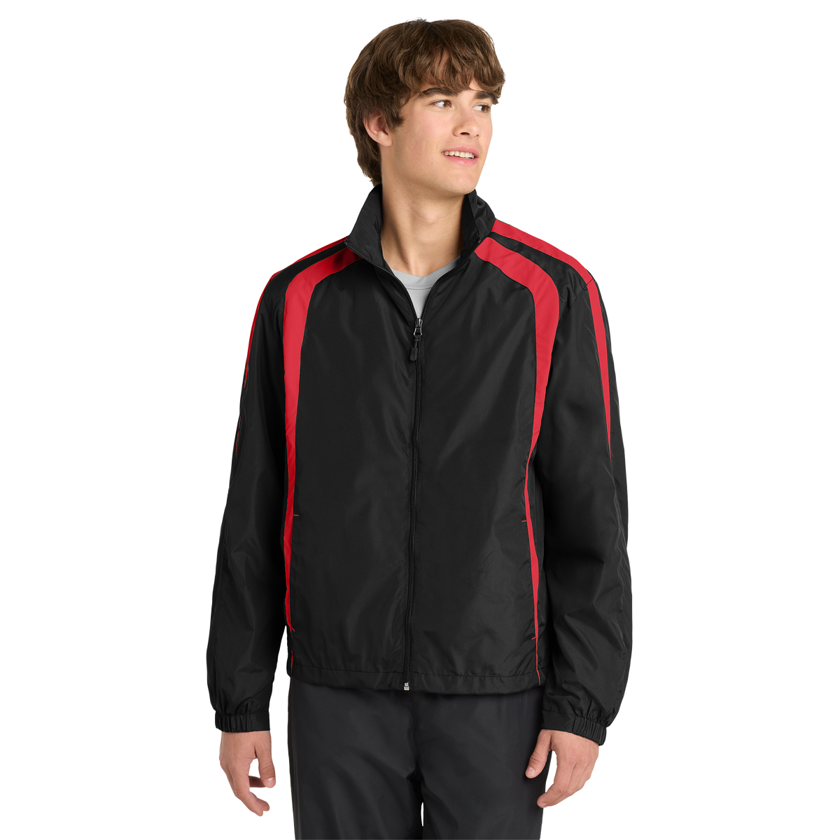 Custom Color block Raglan Jacket – DTF Printed