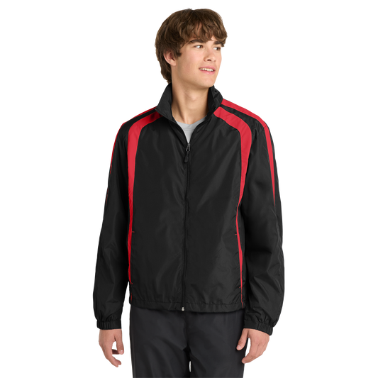 Custom Color block Raglan Jacket – DTF Printed