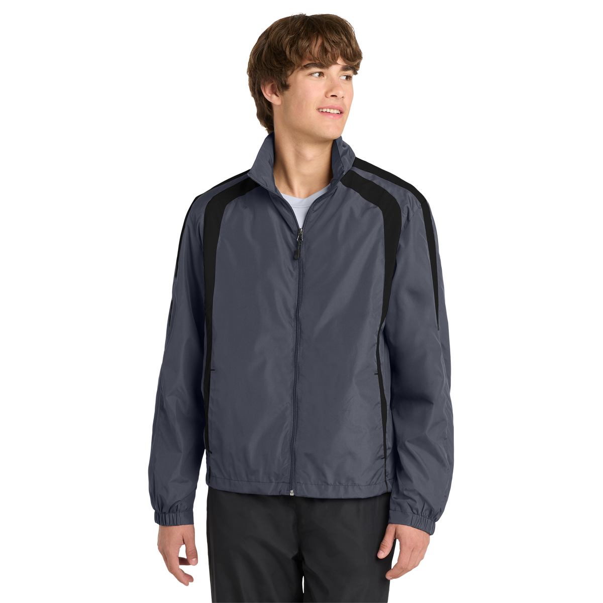 Custom Color block Raglan Jacket – DTF Printed