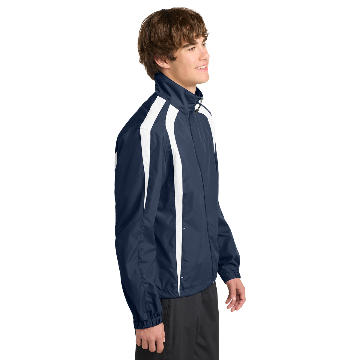 Custom Color block Raglan Jacket – DTF Printed