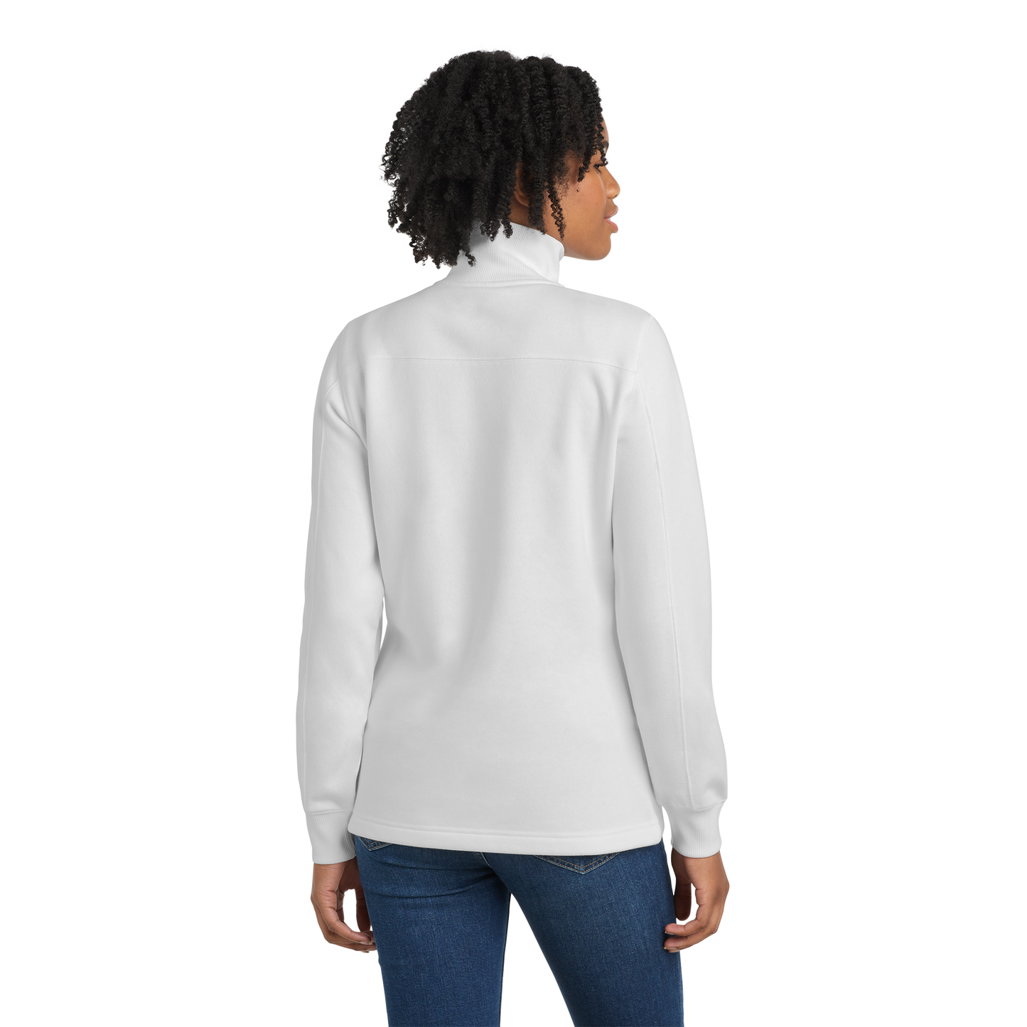 Custom Women’s 1/4-Zip Sweatshirt – Branded Team Pullover