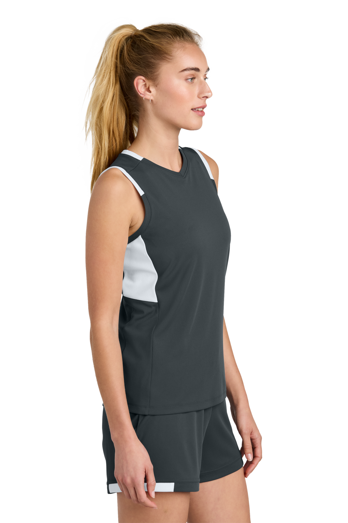 Custom Sport-Tek® Women’s Club Sleeveless V-Neck LST441 | Personalized Ladies Performance Tank | Team, Business & Event Apparel